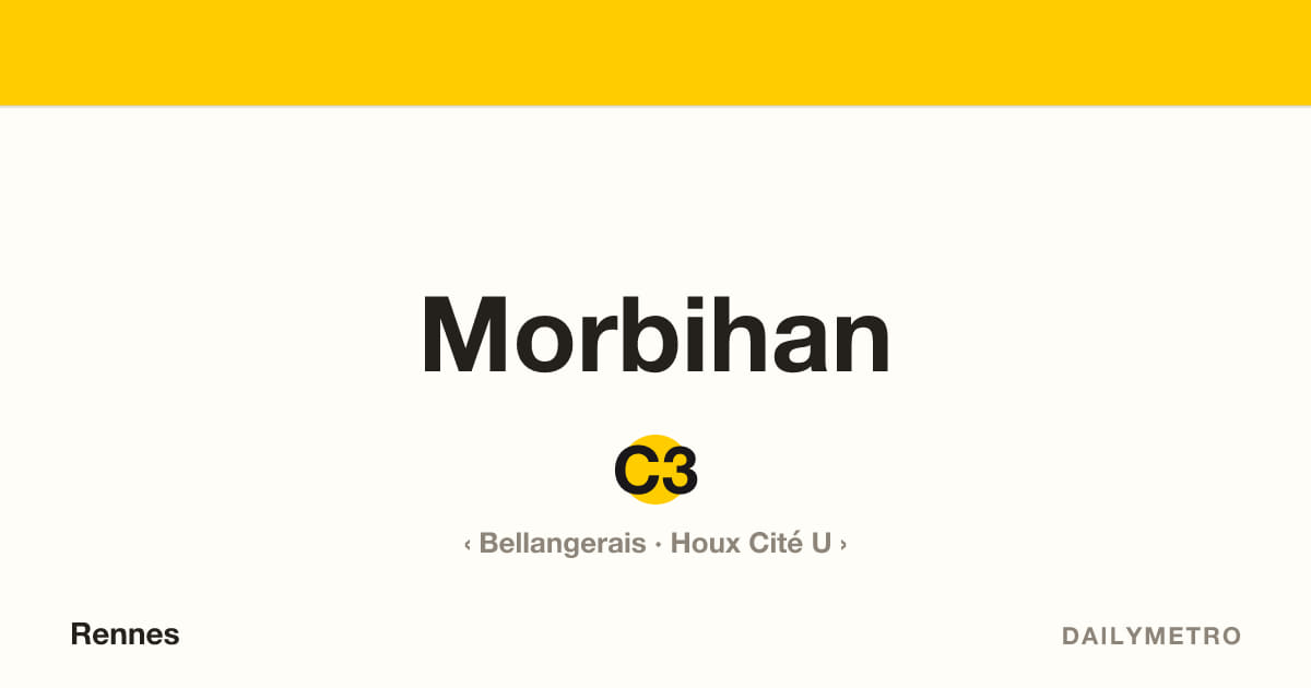 Station Morbihan · Lignes C3