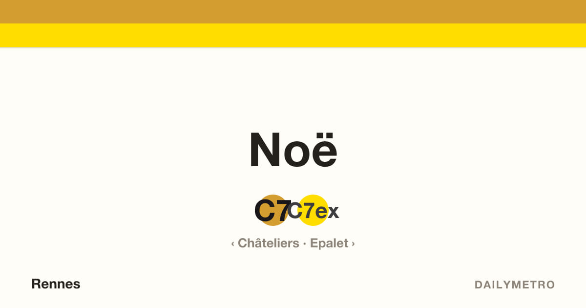 Station Noë · Lignes C7, C7ex