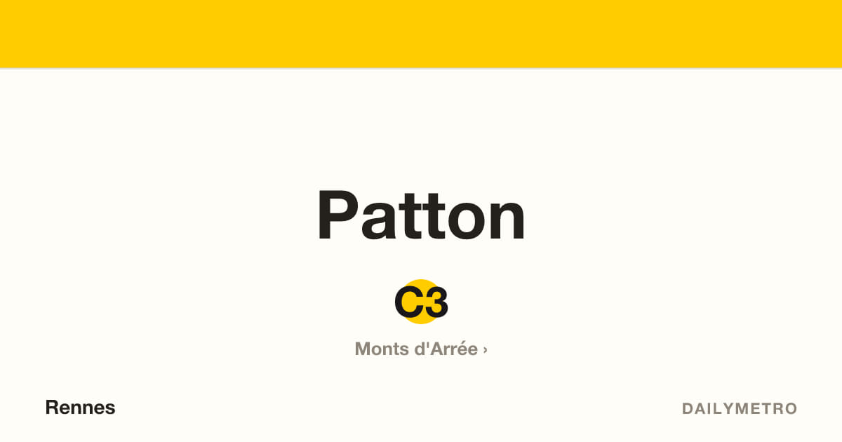 Station Patton · Lignes C3