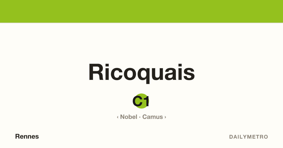 Station Ricoquais · Lignes C1