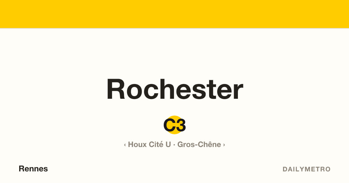 Rochester station · Lines C3