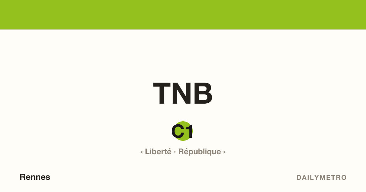 Station TNB · Lignes C1