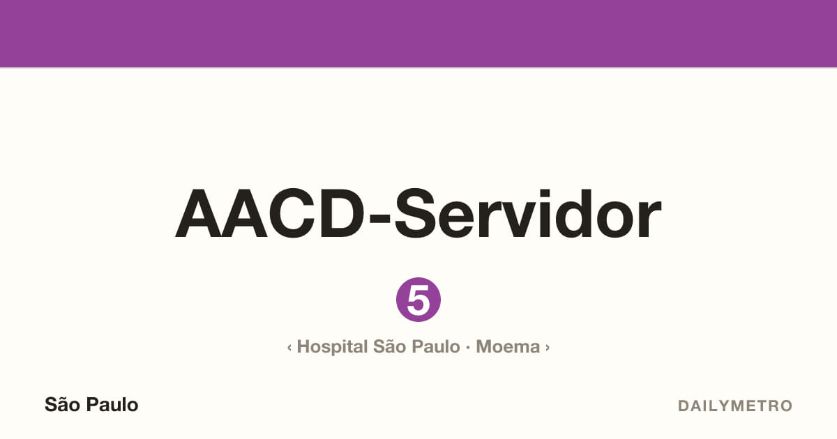 AACD-Servidor station · Lines 5