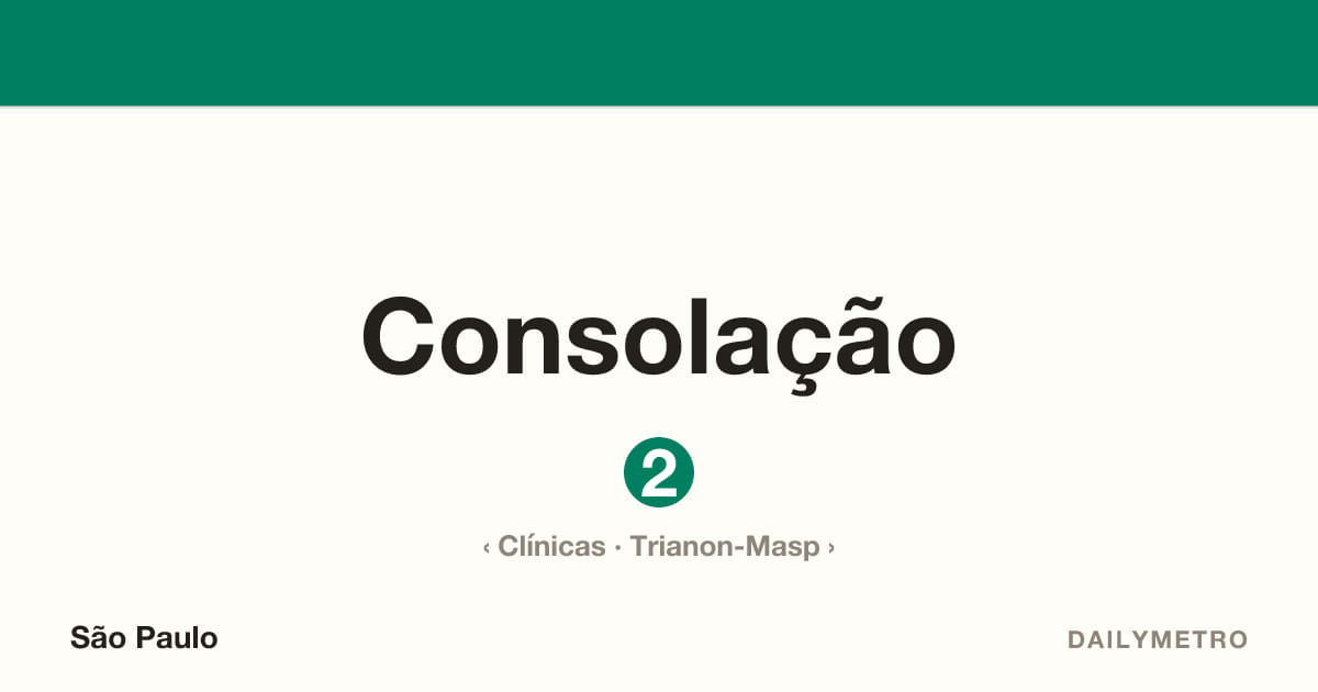 Estação Consolação · Linhas 2