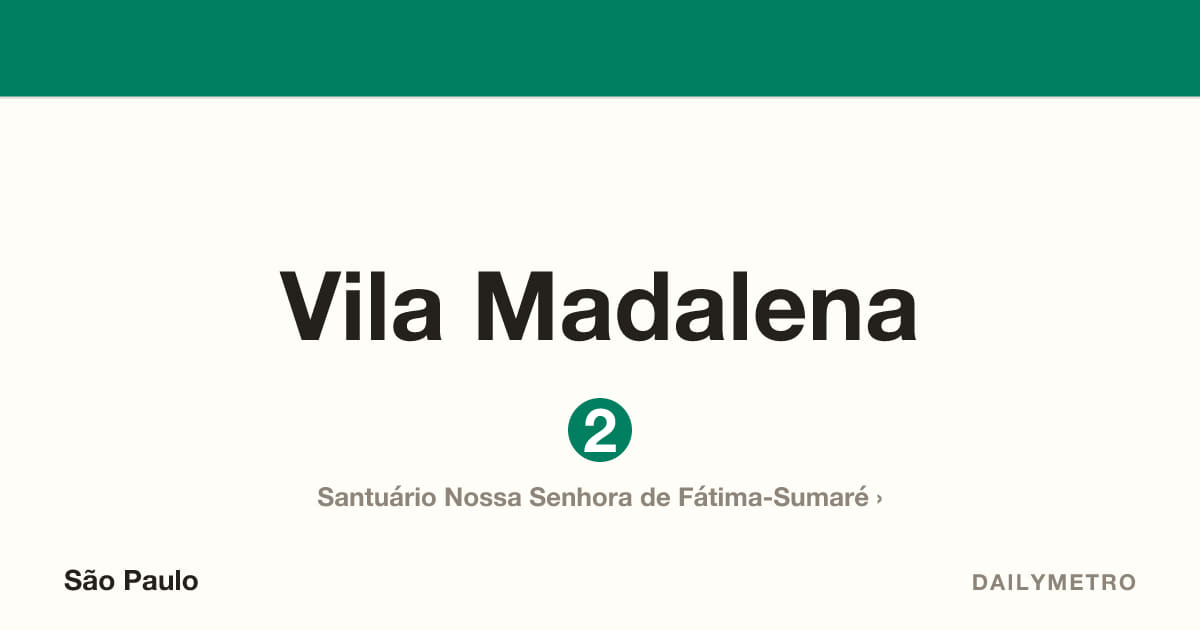 Vila Madalena station · Lines 2