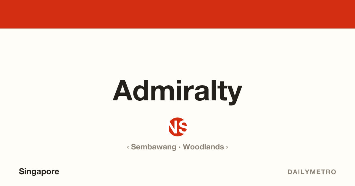 Admiralty station · Lines North South Line