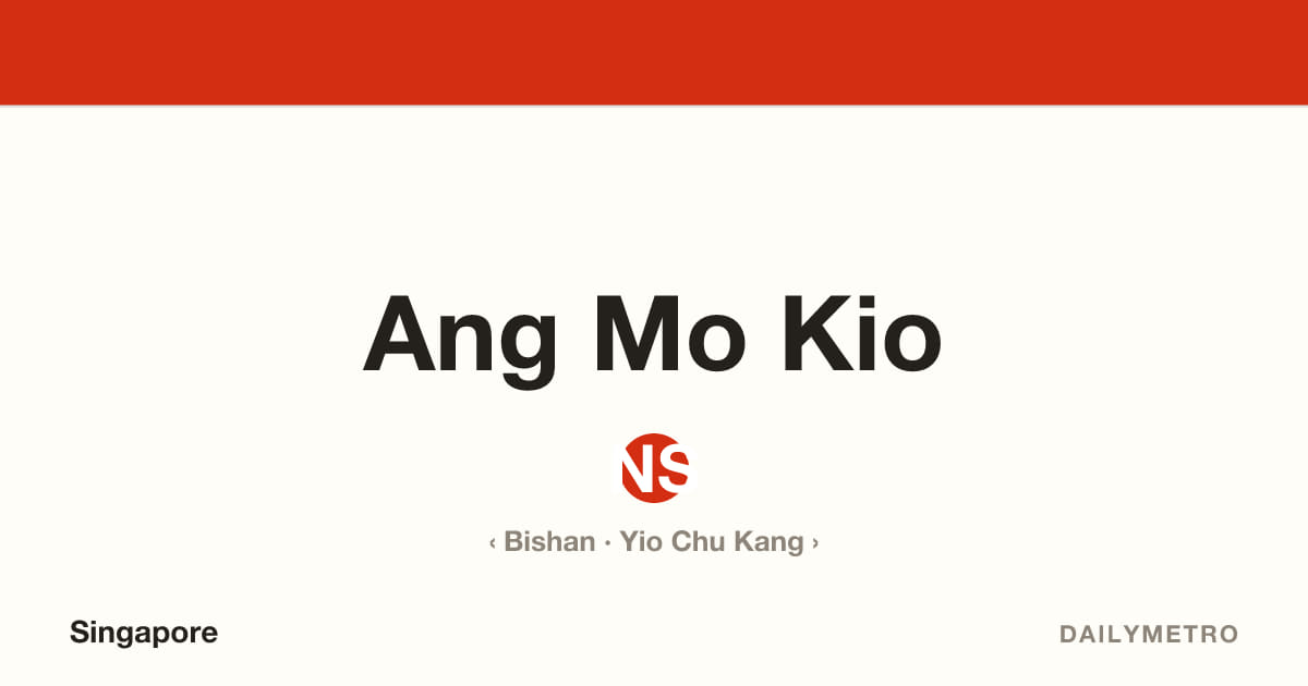 Ang Mo Kio station · Lines North South Line
