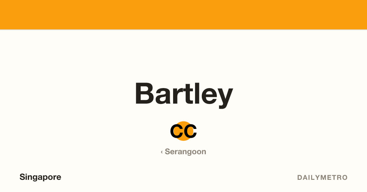 Bartley station · Lines Circle Line