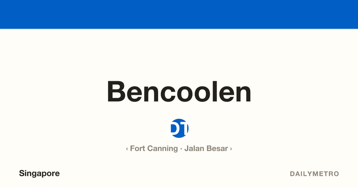 Bencoolen station · Lines Downtown Line