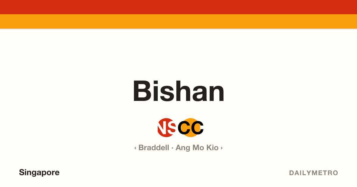 Bishan station · Lines North South Line, Circle Line