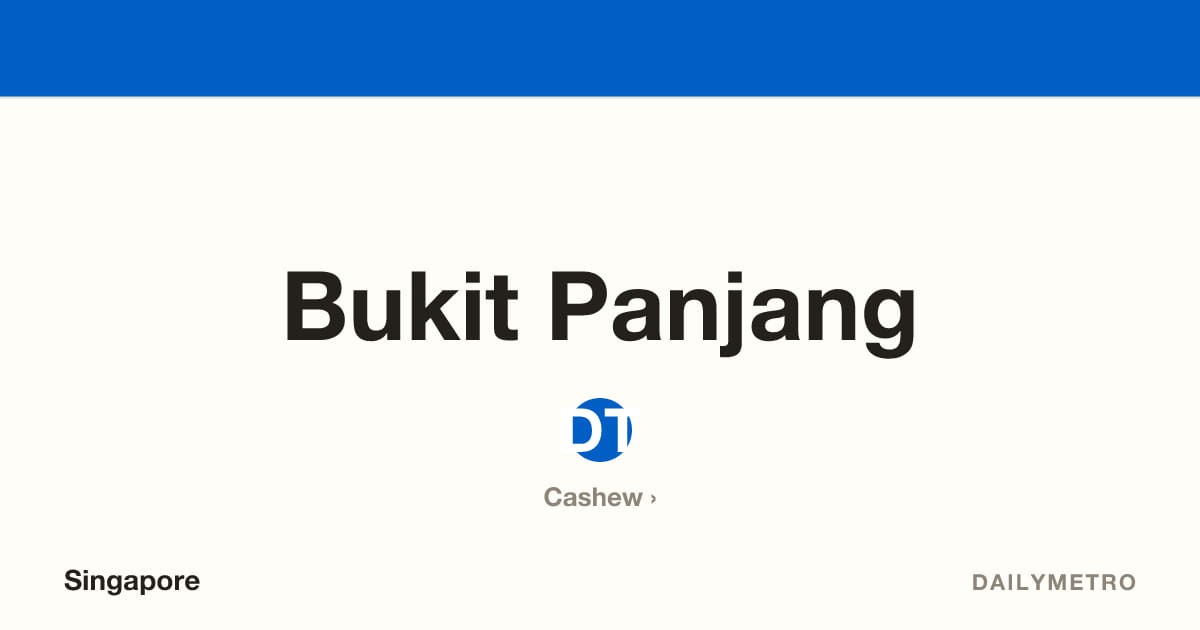 Bukit Panjang station · Lines Downtown Line
