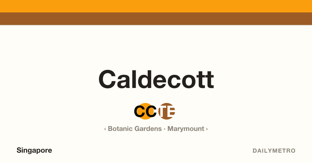 Caldecott station · Lines Circle Line, Thomson-East Coast Line