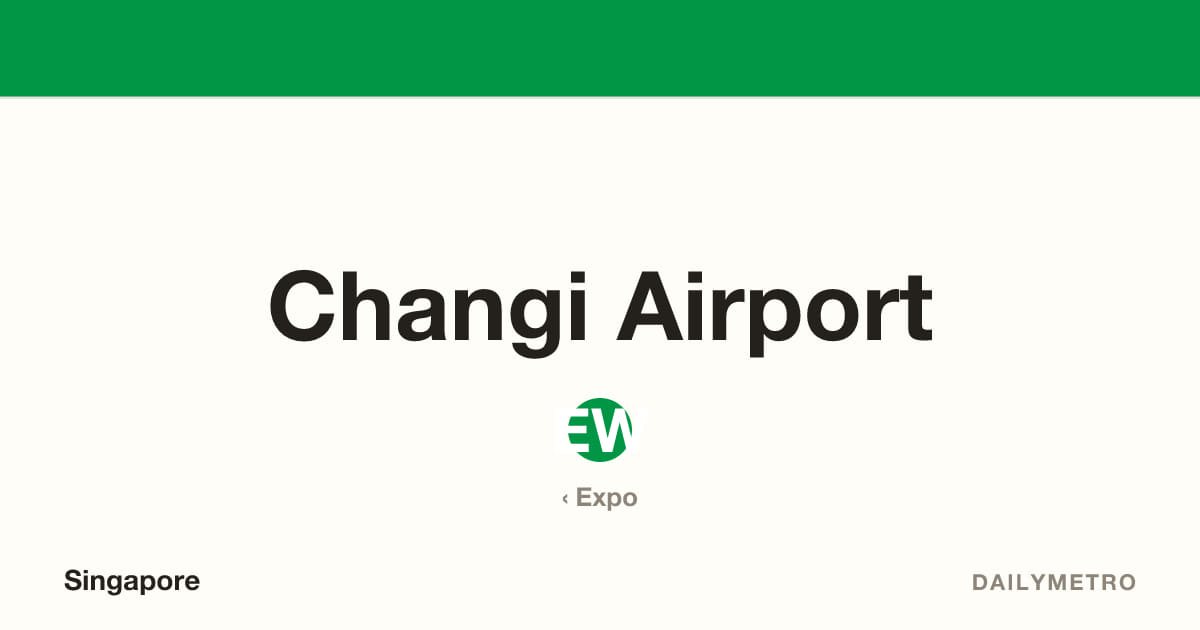 Changi Airport station · Lines East West Line