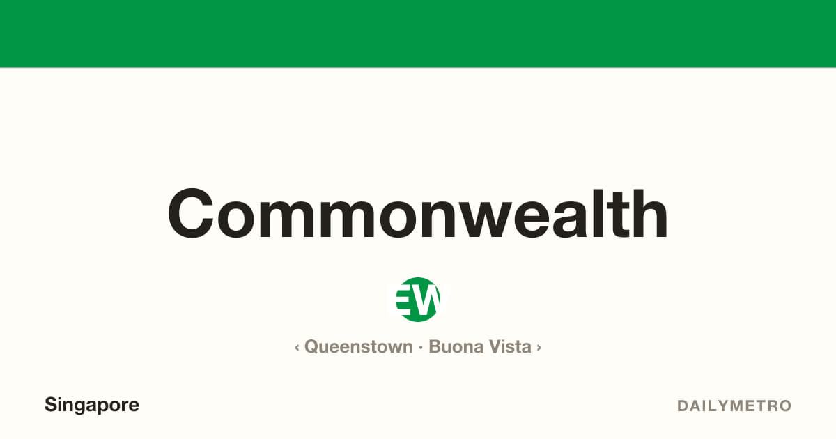 Commonwealth station · Lines East West Line