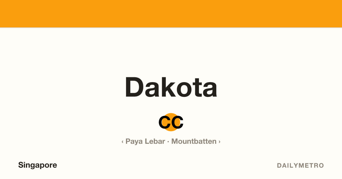Dakota station · Lines Circle Line
