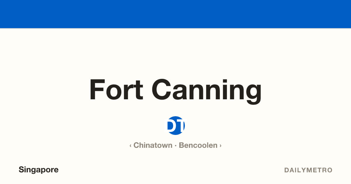 Fort Canning station · Lines Downtown Line