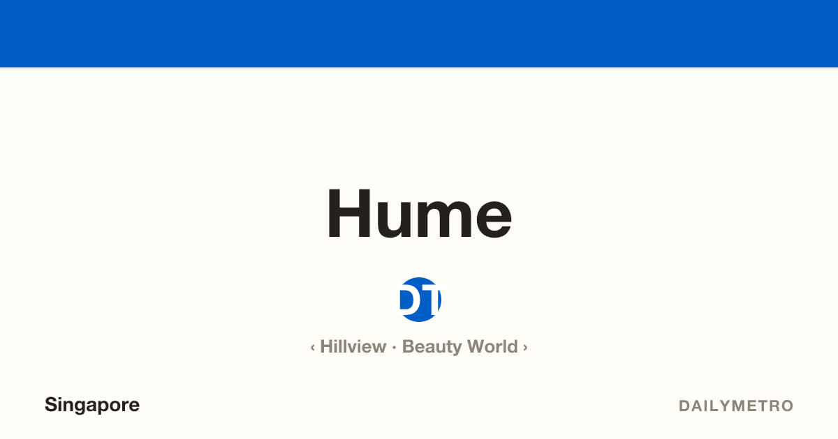 Hume station · Lines Downtown Line