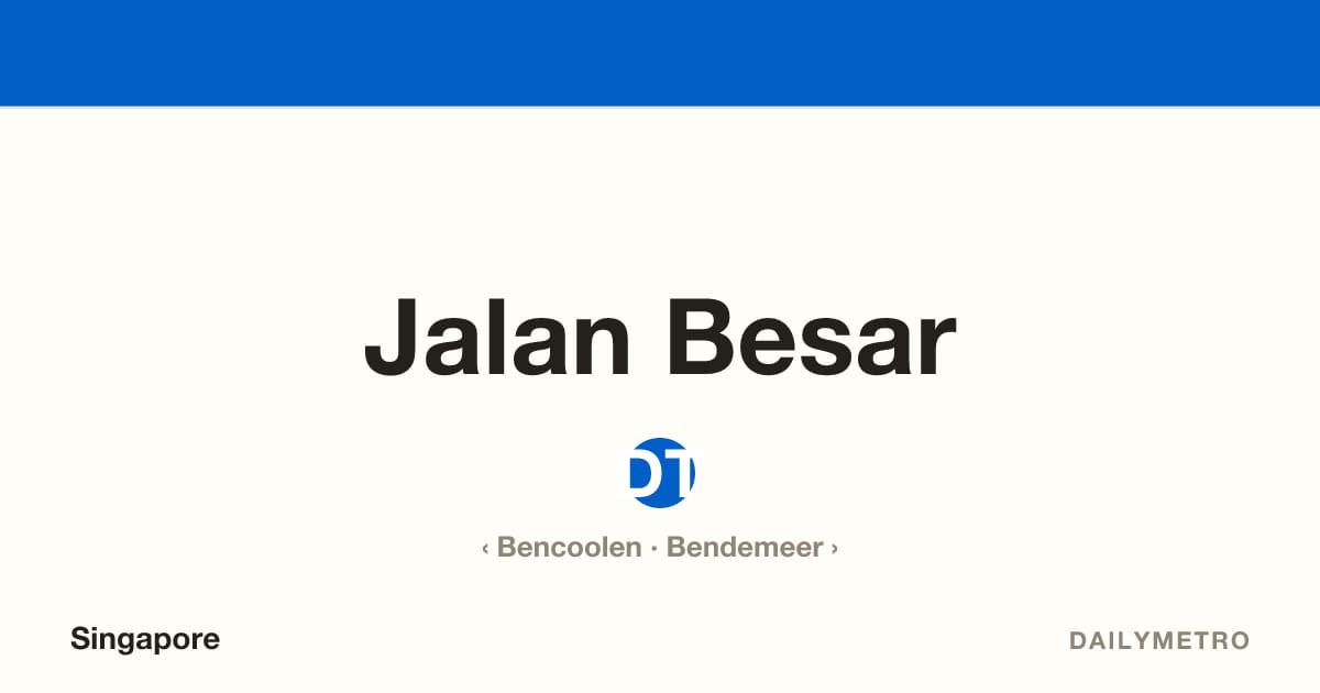 Jalan Besar station · Lines Downtown Line