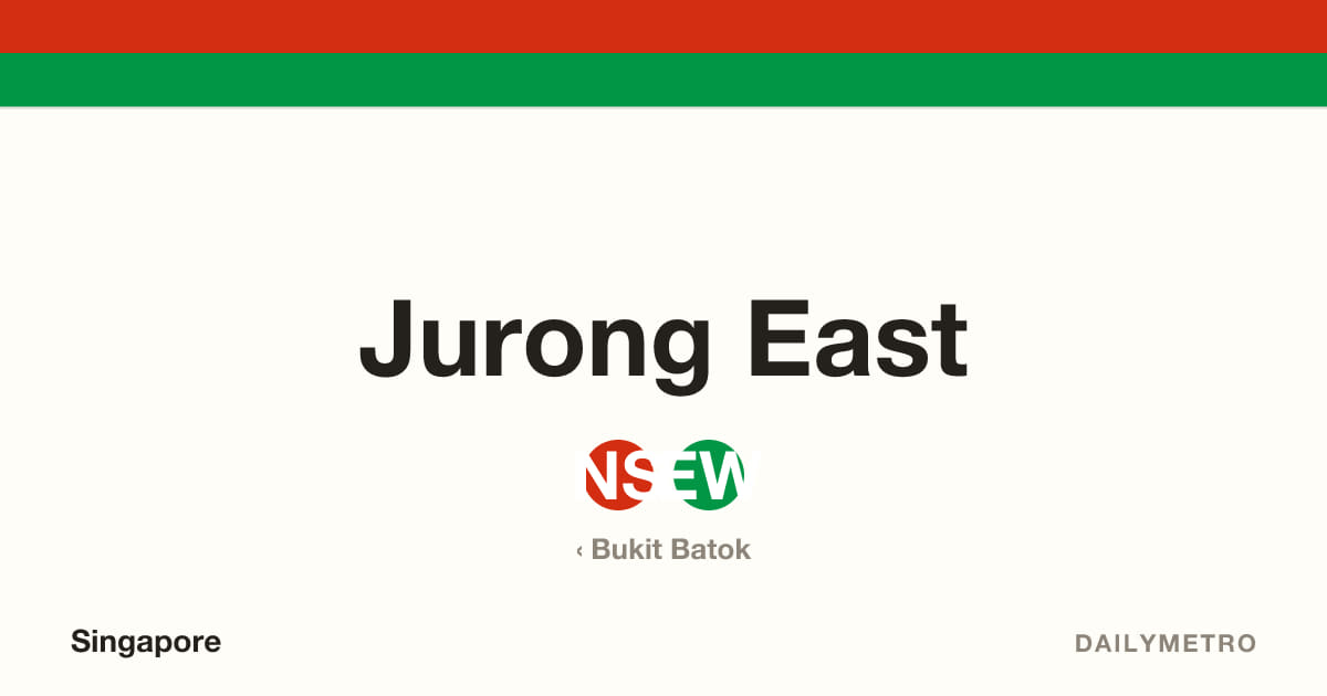 Jurong East station · Lines North South Line, East West Line