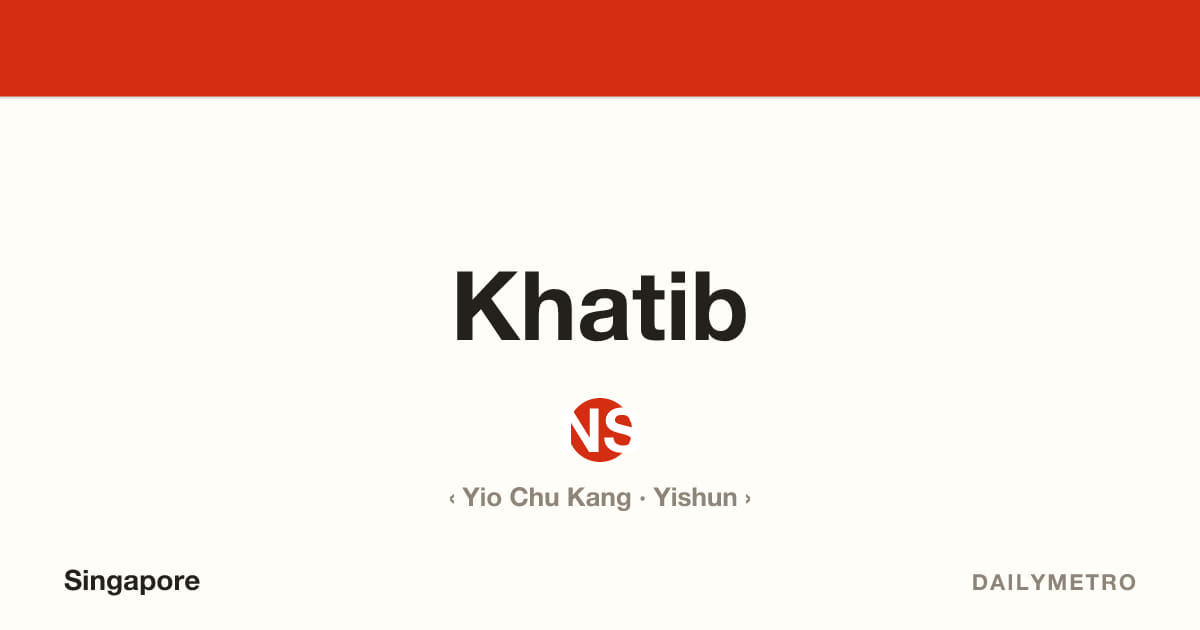 Khatib station · Lines North South Line