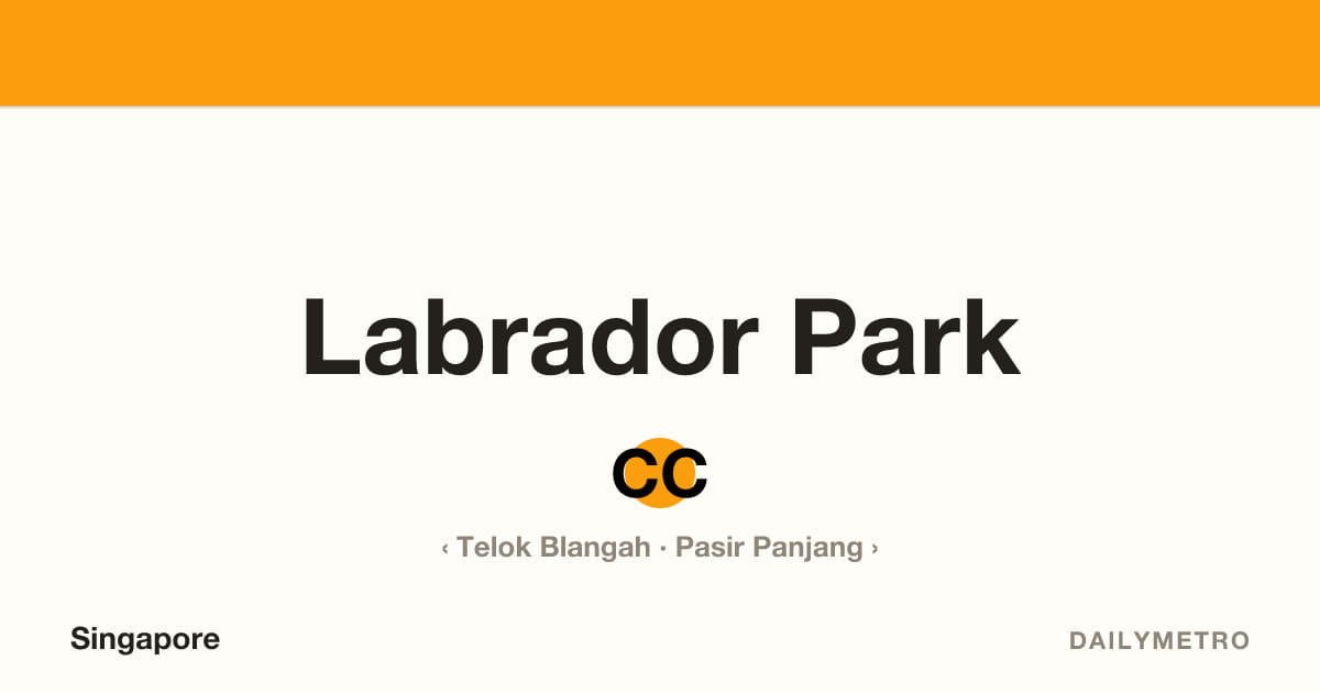 Labrador Park station · Lines Circle Line