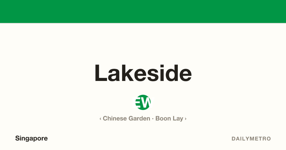 Lakeside station · Lines East West Line