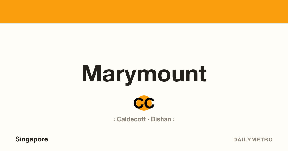 Marymount station · Lines Circle Line