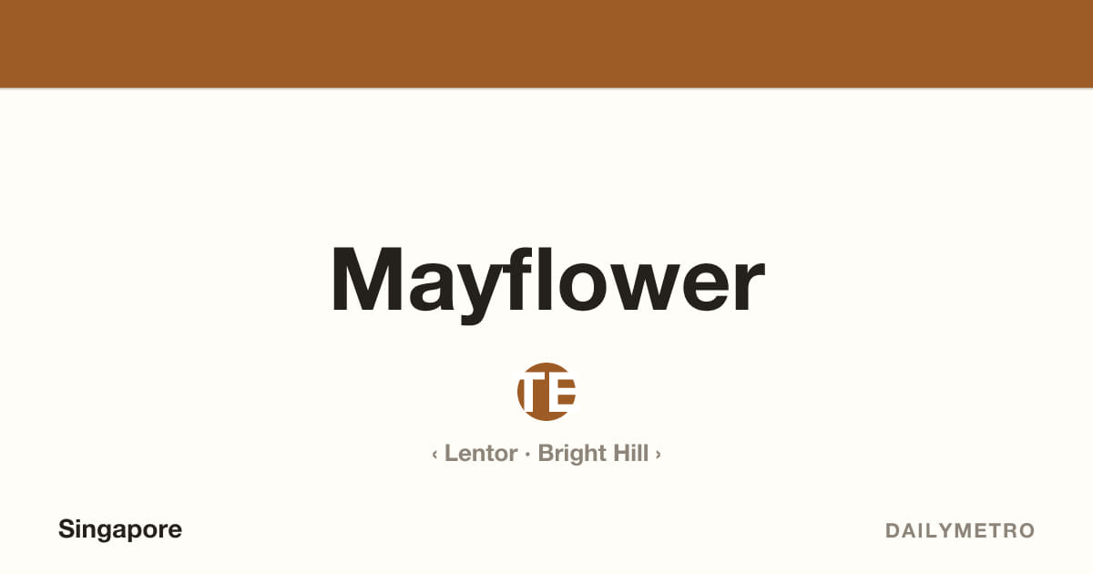 Mayflower station · Lines Thomson-East Coast Line