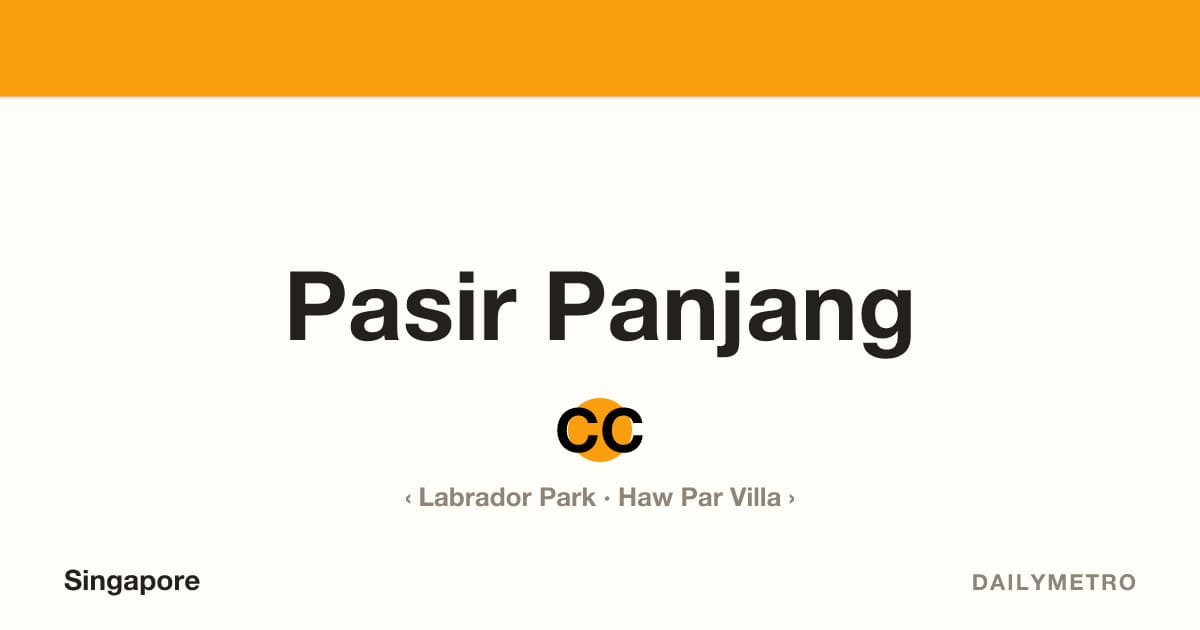 Pasir Panjang station · Lines Circle Line