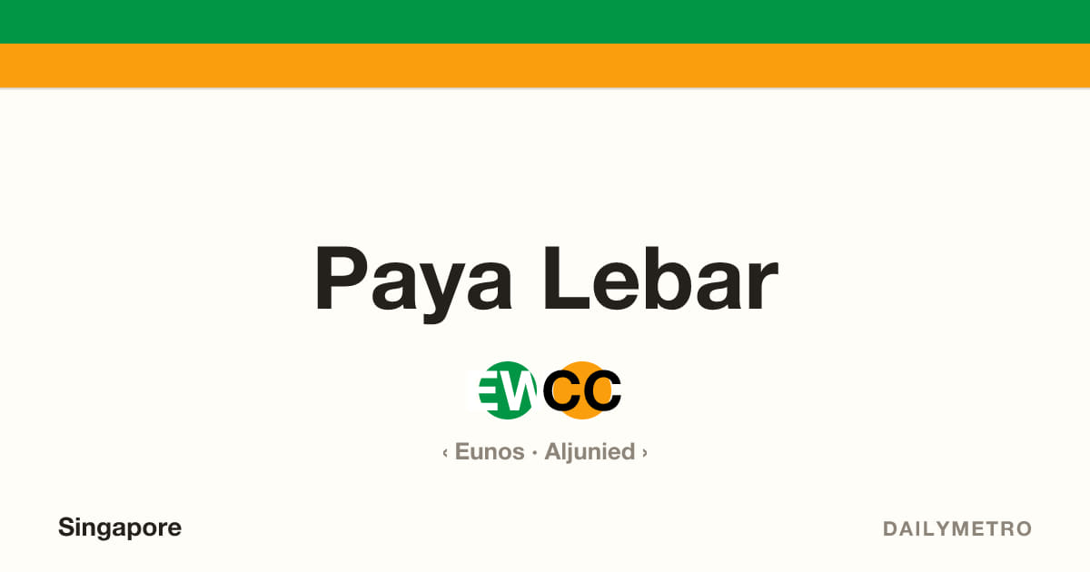 Paya Lebar station · Lines East West Line, Circle Line