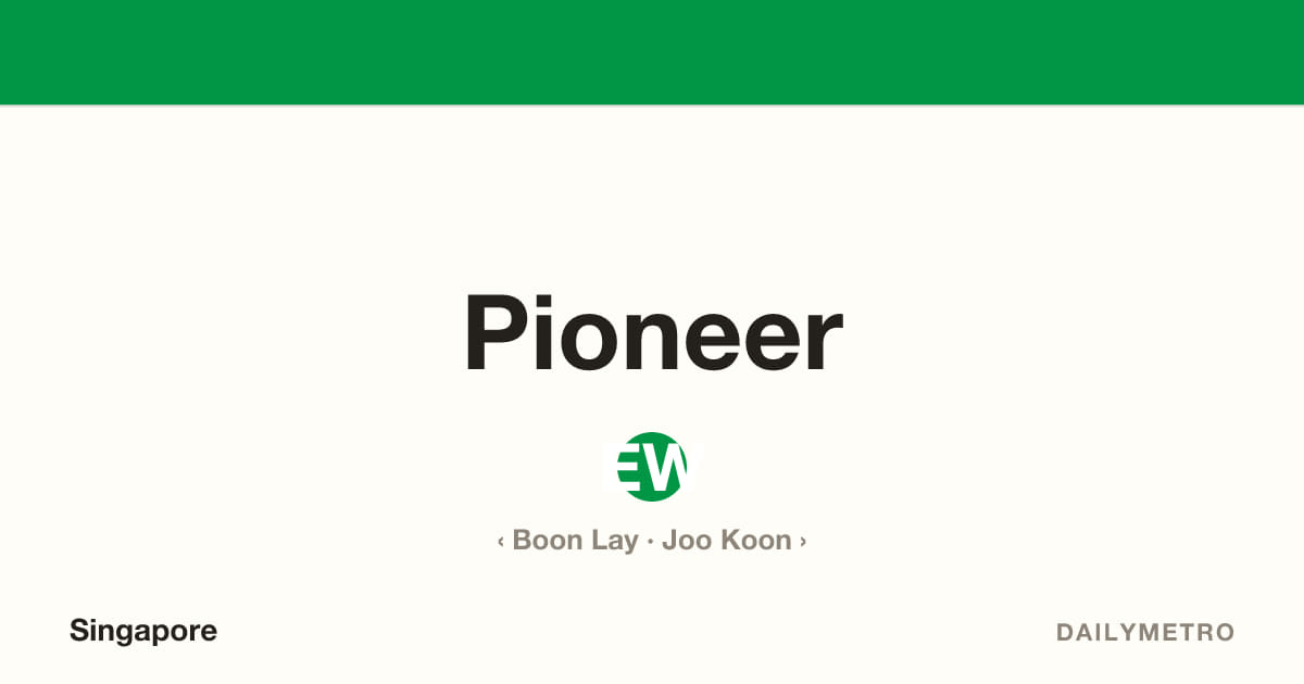 Pioneer station · Lines East West Line
