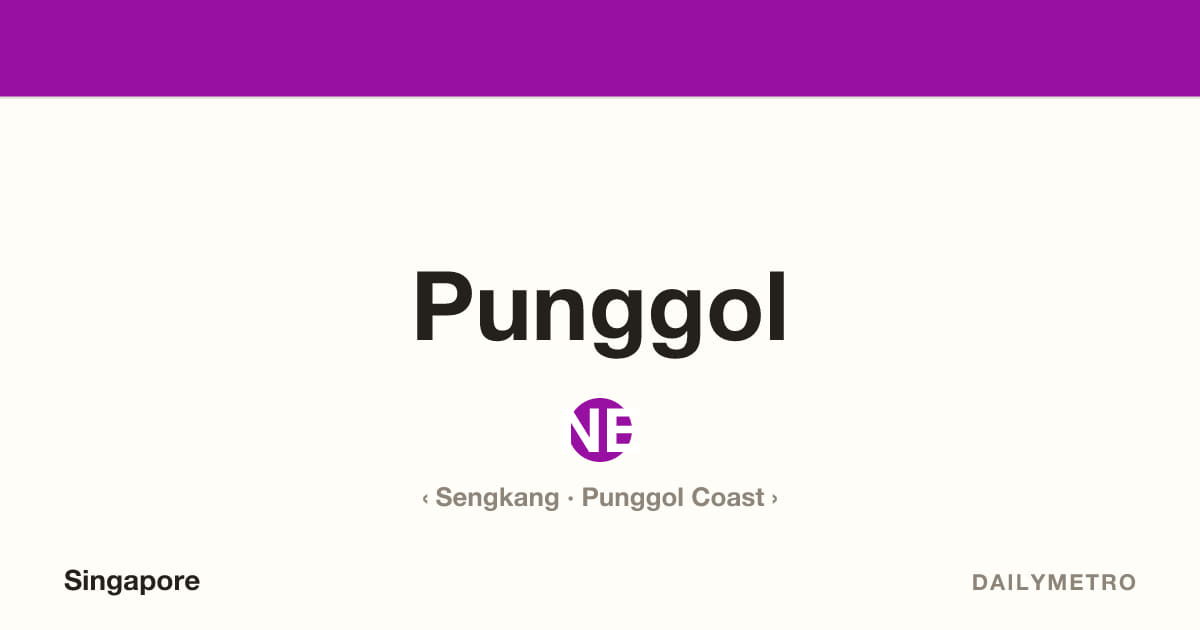 Punggol station · Lines North East Line