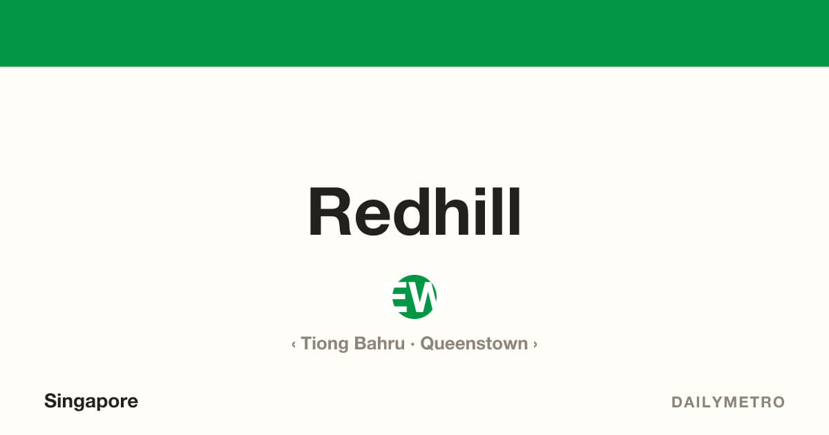 Redhill station · Lines East West Line