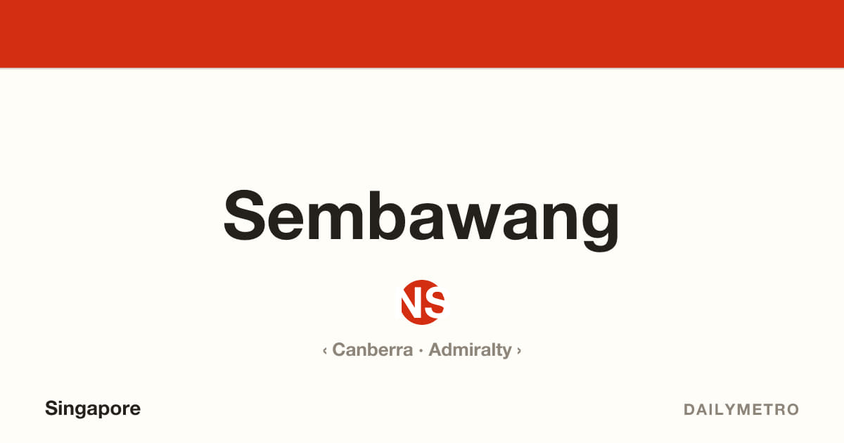 Sembawang station · Lines North South Line