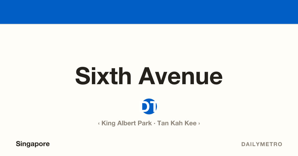 Sixth Avenue station · Lines Downtown Line