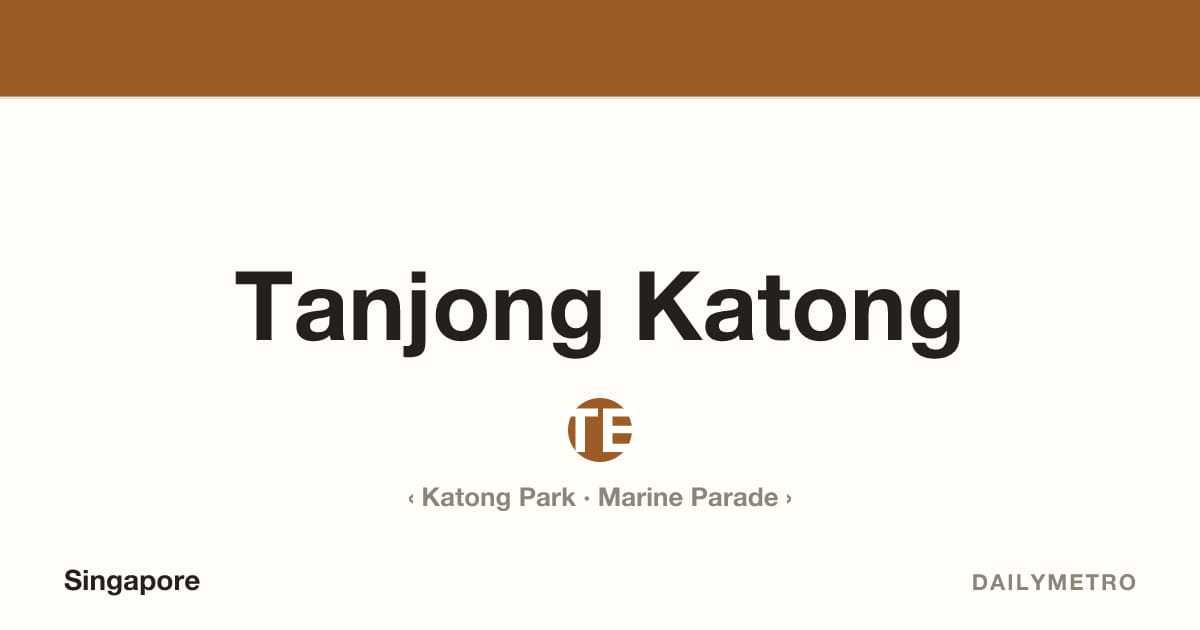 Tanjong Katong station · Lines Thomson-East Coast Line