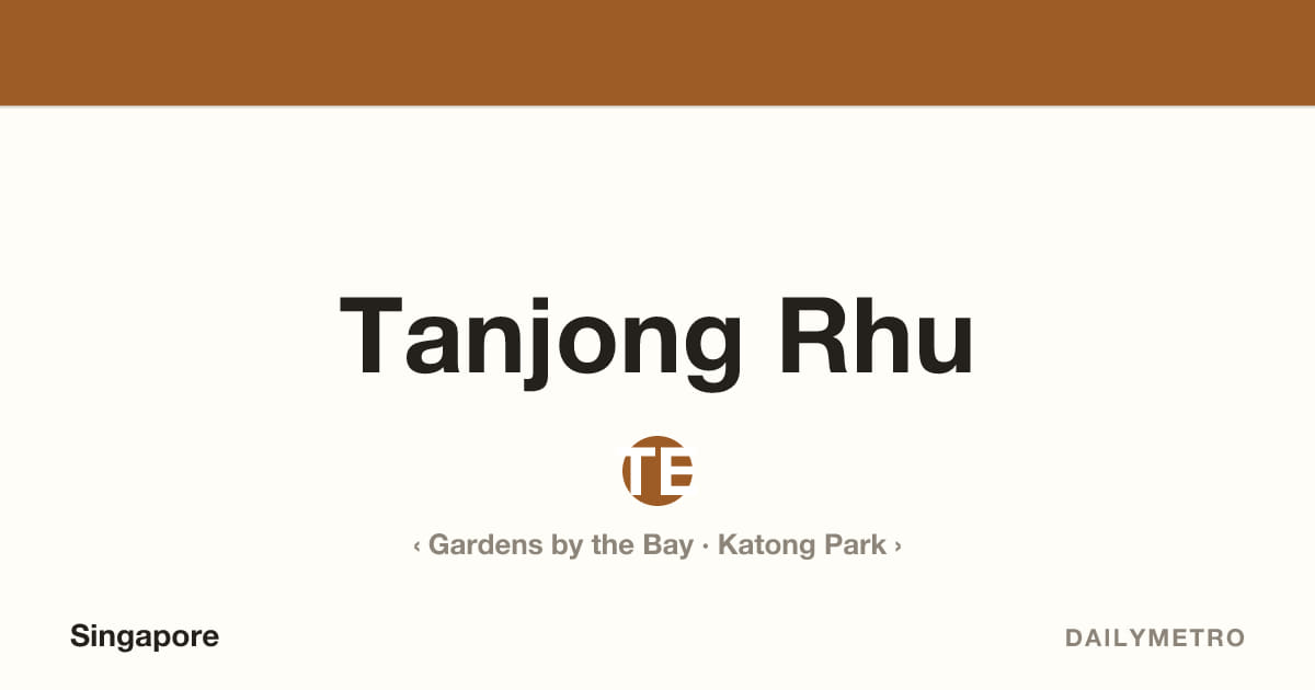 Tanjong Rhu station · Lines Thomson-East Coast Line
