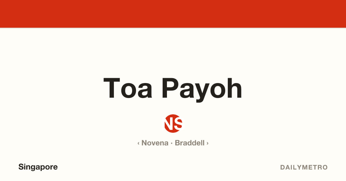 Toa Payoh station · Lines North South Line