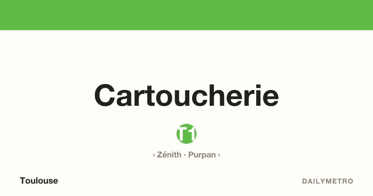 Cartoucherie station · Lines T1