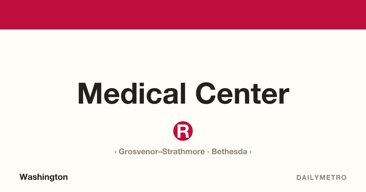 Medical Center station · Lines Red