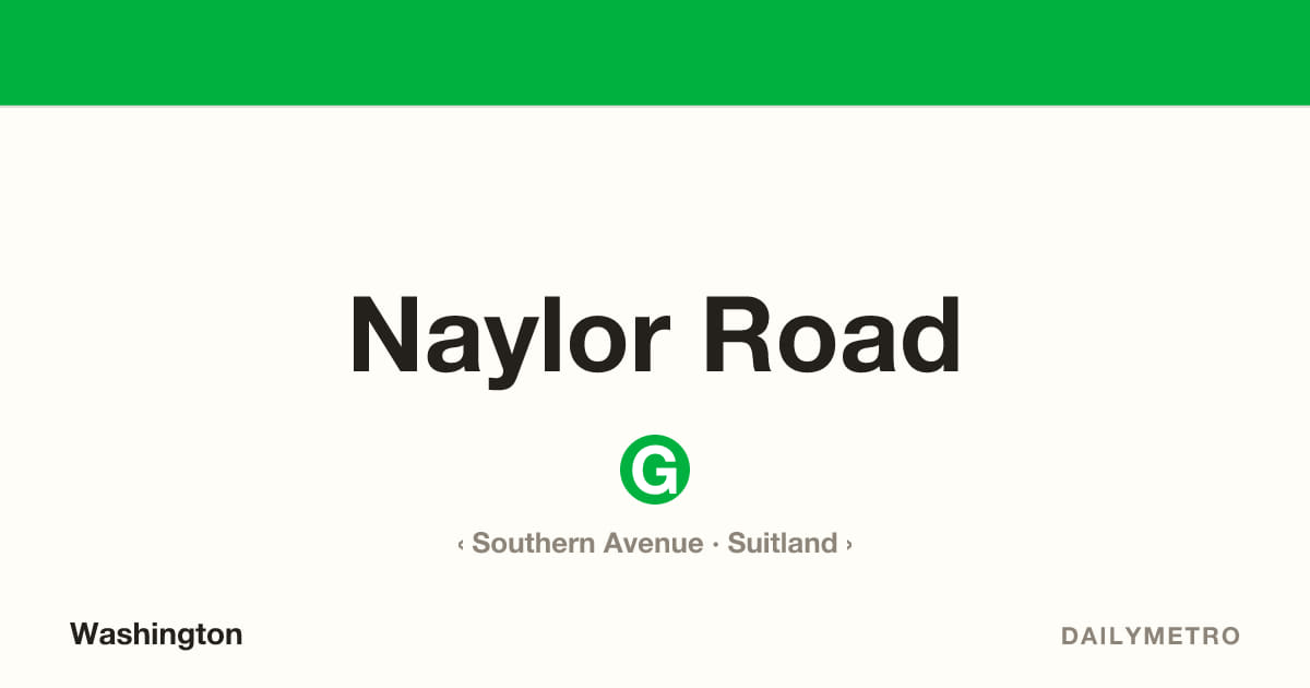 Naylor Road station · Lines Green