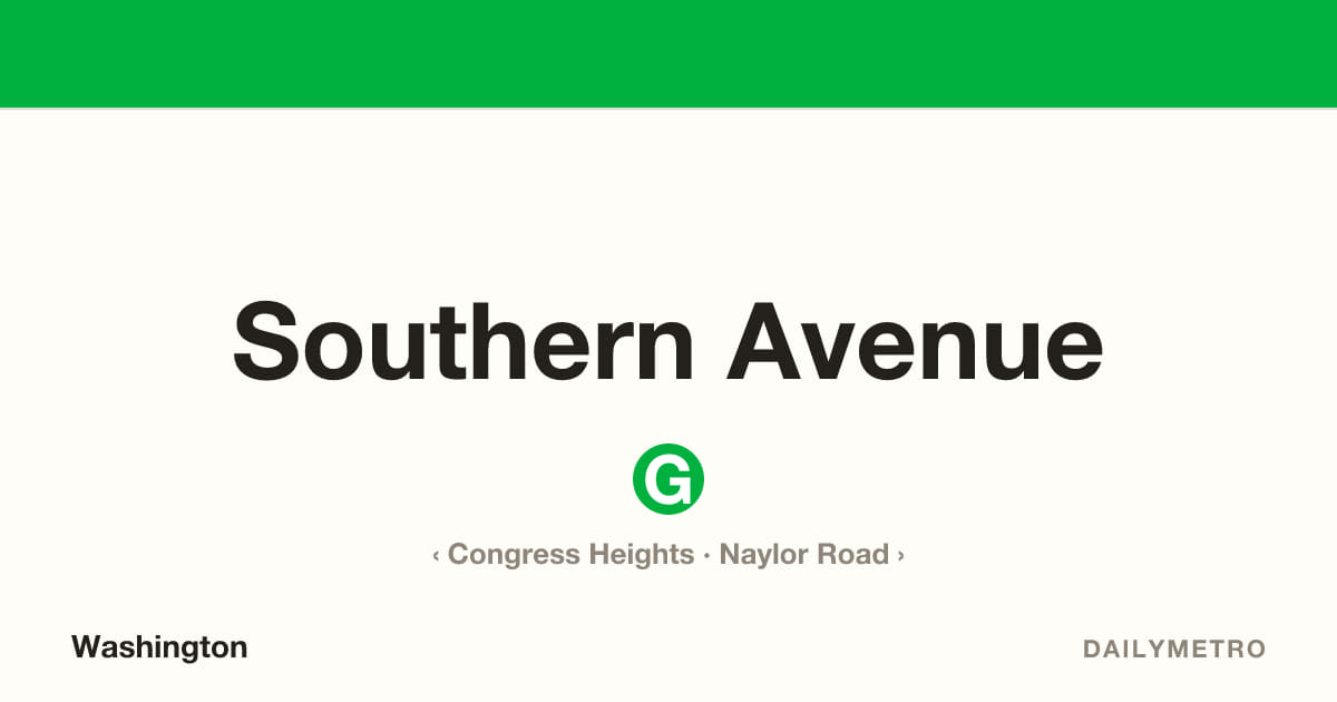 Southern Avenue station · Lines Green