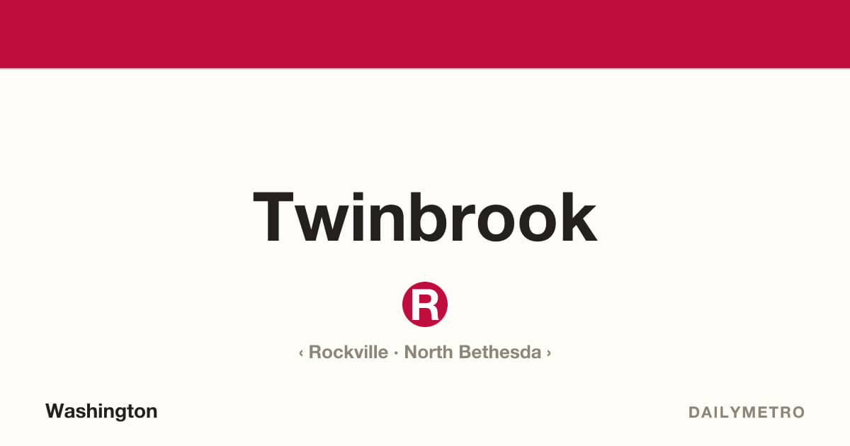 Twinbrook station · Lines Red