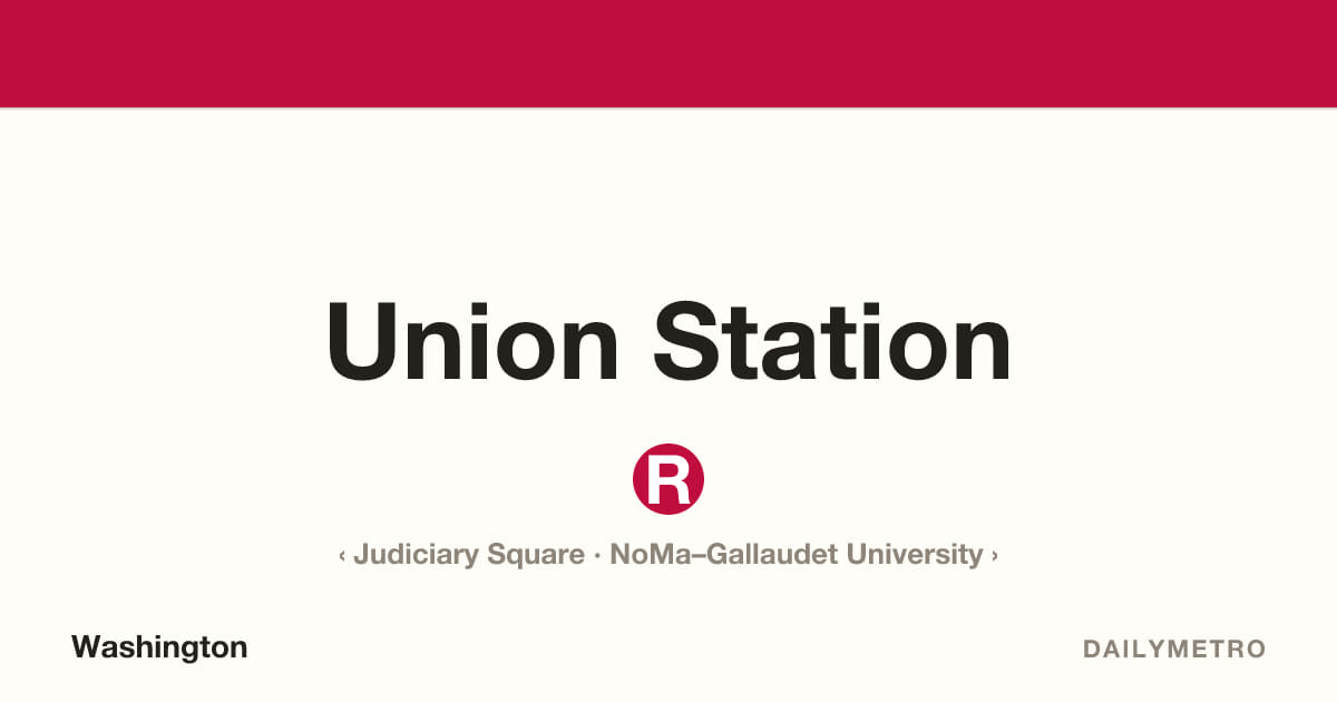 Union Station · Lines Red