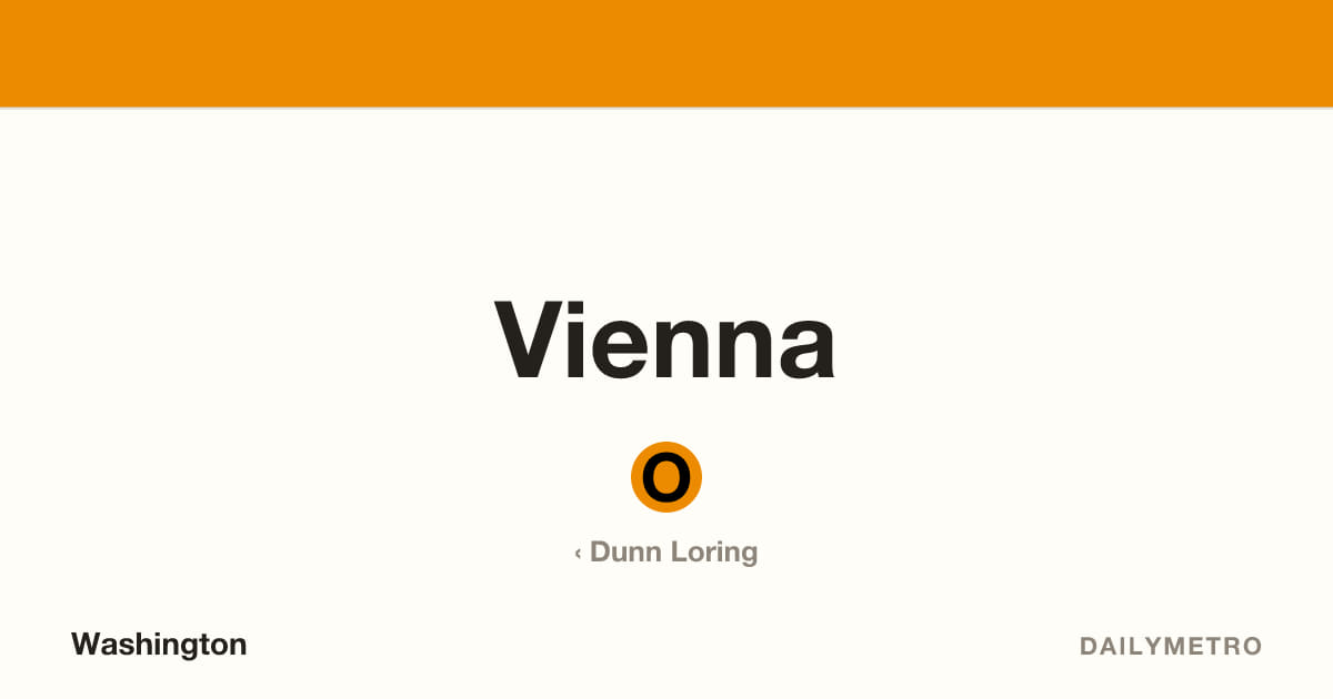 Vienna station · Lines Orange